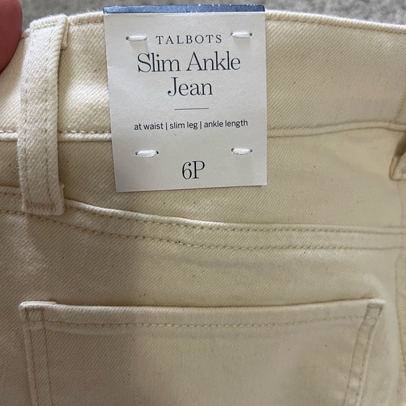Talbots slim ankle Jean size 6 - Picture 6 of 8